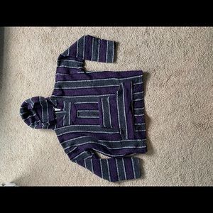 Purple and grey baha hoodie